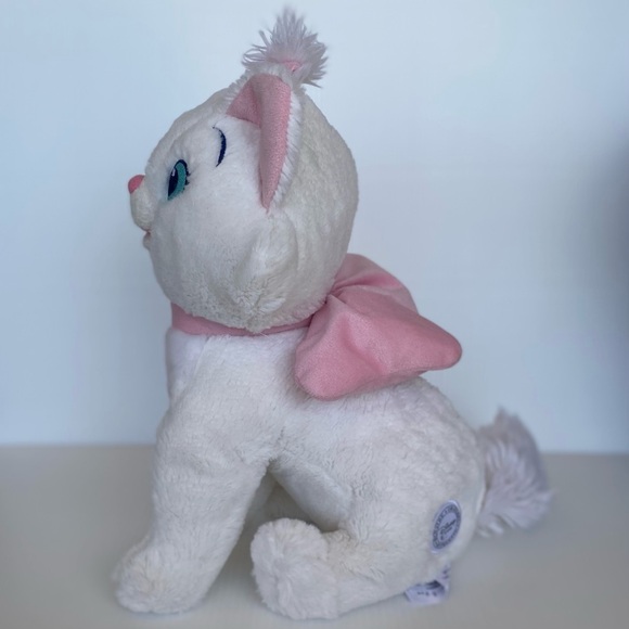 Disney Store Authentic The Aristocats Marie Plush Medium 13”White Cat - Picture 2 of 8